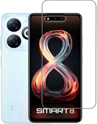 NKCASE Tempered Glass Guard for Infinix SMART 8(Pack of 1)
