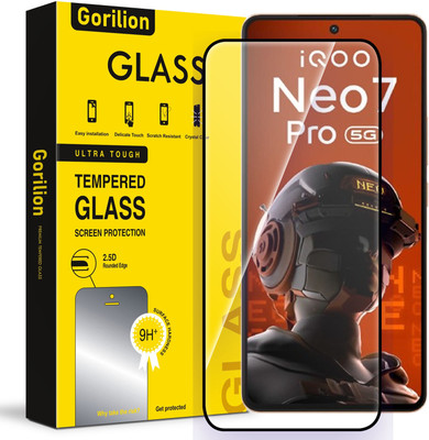 Gorilion Tempered Glass Guard for IQOO Neo 7 Pro 5G, IQOO Neo7 Pro 5G(Pack of 1)