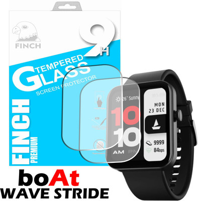 CXRTOPIL Tempered Glass Guard for BOAT WAVE STRIDE SMART WATCH(Pack of 2)