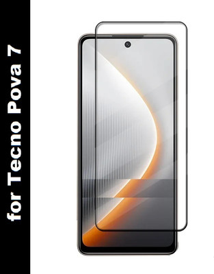 Colorcase Tempered Glass Guard for Tecno Pova 7(Pack of 1)