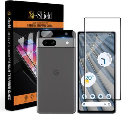 MS-Shield Tempered Glass Guard for Google Pixel 7a, With Camera Lens Protector(Pack of 1)