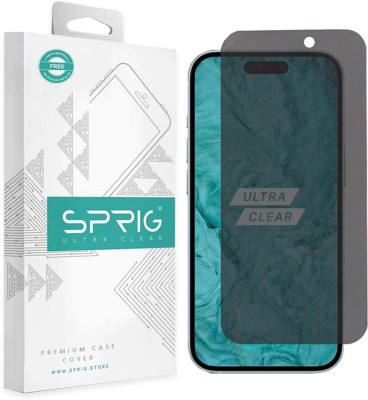 Sprig Tempered Glass Guard for Apple iPhone 15 Pro Max, iPhone 15 Pro Max, 15 Pro Max(Pack of 1)