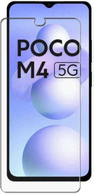 DMJHP Tempered Glass Guard for POCO M4 5G(Pack of 1)