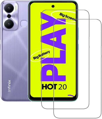 SNMART Tempered Glass Guard for Infinix HOT 20 Play(Pack of 2)