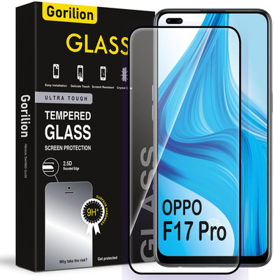 Gorilion Tempered Glass Guard for Oppo F17 Pro(Pack of 1)