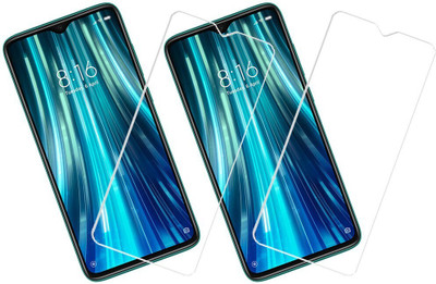 KARTRAY Tempered Glass Guard for Mi Redmi Note 8 Pro(Pack of 2)