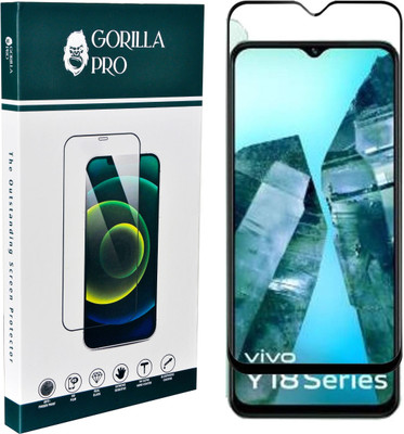 GORILLA PRO Tempered Glass Guard for Vivo Y18, Vivo Y18e, Vivo Y03(Pack of 1)