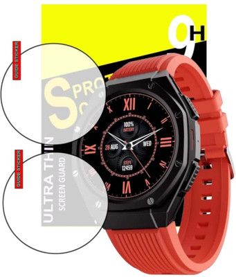 KHWABEEDA Tempered Glass Guard for BOAT ENIGMA X600 SMART WATCH( PACK OF 2)(Pack of 2)