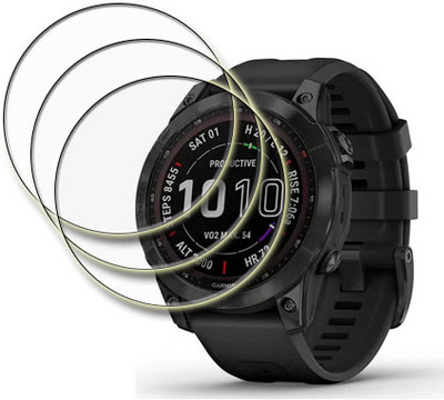 MUTAALI Tempered Glass Guard for Garmin Fenix 7 Sapphire Solar Smartwatch(Pack of 3)