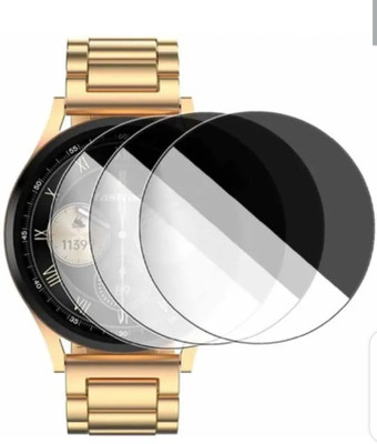 DOWRVIN Tempered Glass Guard for FASTRACK RADIANT FX4 SMART WATCH TEMPERED GLASS (PACK OF 3)(Pack of 3)