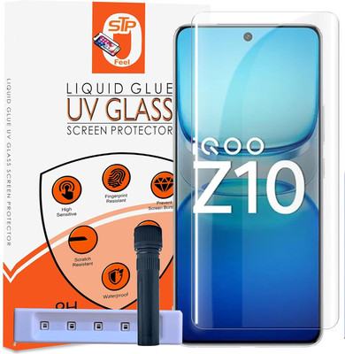 Shuotech Edge To Edge Tempered Glass for iQOO Z10 5G, Gorilla Glass Screen Guard for IQOO Z10 5G(Pack of 1)