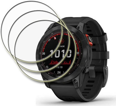 MUTAALI Tempered Glass Guard for Garmin Fenix 7 Solar Smartwatch(Pack of 3)