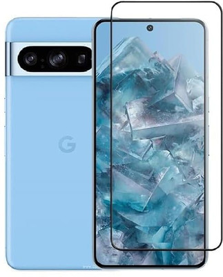 AACL Tempered Glass Guard for Advanced Hd+ Tempered Glass Screen Protector Designed For Google Pixel 8 Pro 5G -Edge To Edge Full Screen Coverage With Easy Installation Kit Black(Pack of 1)