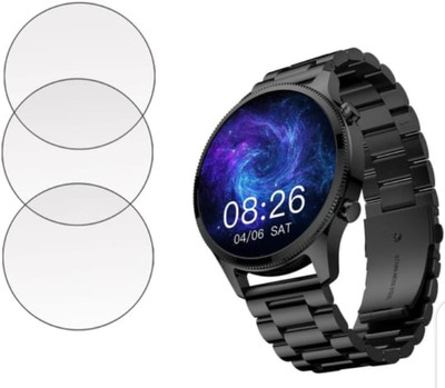 DOWRVIN Tempered Glass Guard for NOISE HALO PLUS SMART WATCH TEMPERED GLASS (PACK OF 3)(Pack of 3)