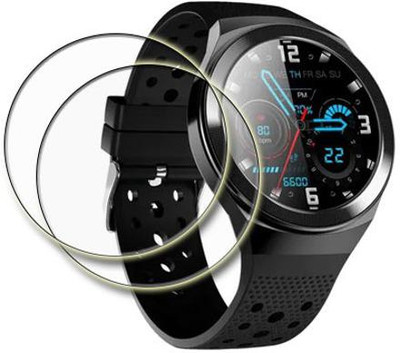 MUTAALI Tempered Glass Guard for Crossbeats Orbit Sports smartwatch(Pack of 2)