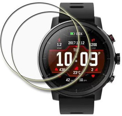 MUTAALI Tempered Glass Guard for Amazfit Stratos 3 smartwatch(Pack of 2)