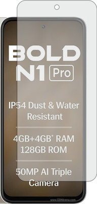 TELTREK Impossible Screen Guard for Lava Bold N1 Pro(Pack of 1)
