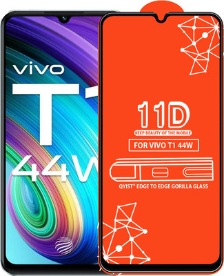 Qyist Tempered Glass Guard for Vivo T1 44W(Pack of 1)