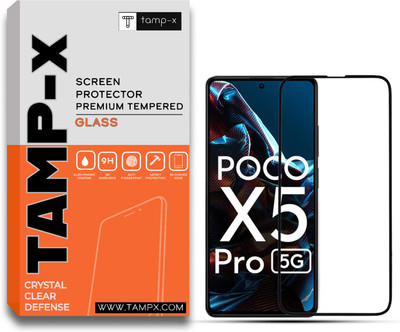 TAMP-X Tempered Glass Guard for Poco X5 Pro 5G(Pack of 1)