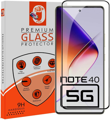 STP FEEL Tempered Glass Guard for Infinix Note 40 5G Premium Screen Protector Guard with Easy Installation Kit(Pack of 1)