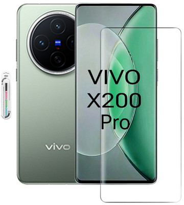 GORILLA GLASSY Tempered Glass Guard for Vivo X200 Pro Tempered Glass Full Coverage Temper Glass Screen Guard Vivo X200 Pro Tempered Glass & Cable Protector(Pack of 1)