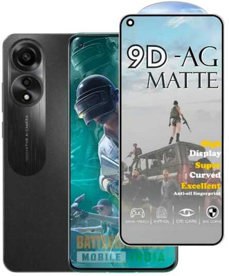 FAIYER BEAT Tempered Glass Guard for Premium matte Tempered Glass For oppo A78 4g(matte finish,Pack Of 1) Advanced gaming matte Full Screen Coverage Screen Protector for oppo A78 4g(Pack of 1)