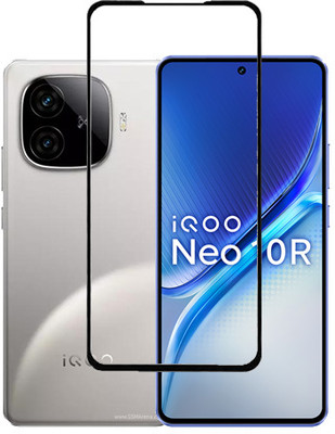 ojucase Edge To Edge Tempered Glass for IQOO Neo 10R(Pack of 1)
