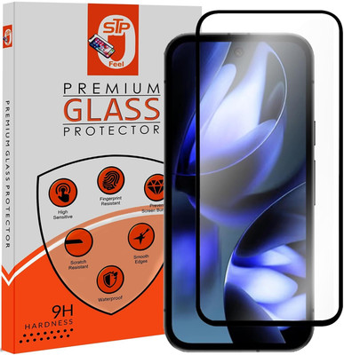 STP FEEL Tempered Glass Guard for Google Pixel 9A 5G Premium Screen Protector Guard with Easy Installation Kit(Pack of 1)