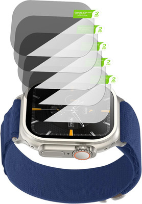 HIDEOUS Tempered Glass Guard for pTron Pulsefit Ultra(Pack of 5)