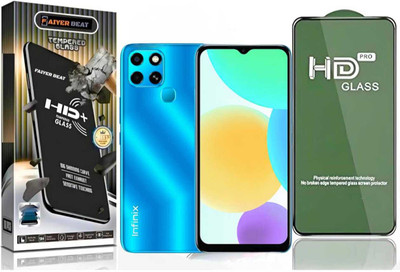 FAIYER BEAT Tempered Glass Guard for Premium high definition Tempered Glass For INFINIX SMART 6 PLUS (high definition finish,Pack Of 1) Advanced gaming high definition Full Screen Coverage Screen Protector for INFINIX SMART 6 PLUS(Pack of 1)