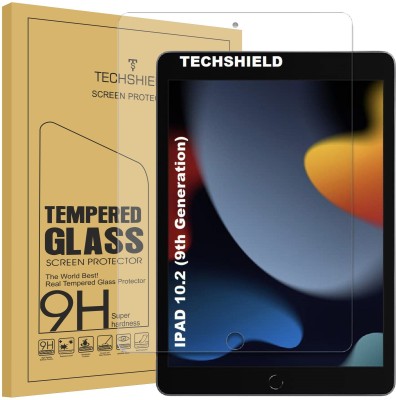 TECHSHIELD Tempered Glass Guard for APPLE iPad 9th Gen 10.2 inch(Pack of 1)