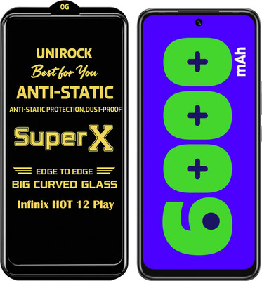 Unirock Tempered Glass Guard for Infinix HOT 12 Play(Pack of 1)