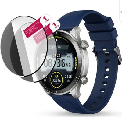 KHWABEEDA Tempered Glass Guard for PEBBLE COSMOS LUXE 3 SMART WATCH TEMPERED GLASS ( PACK OF 2)(Pack of 2)