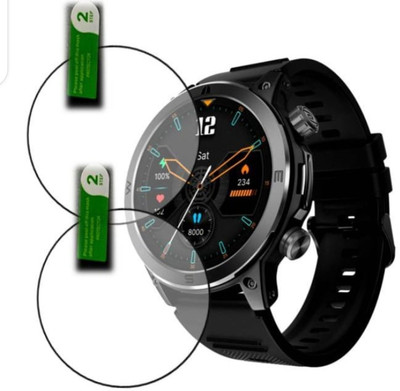 ZIDZEE Tempered Glass Guard for NOISE ENDEAVOUR RUGGED 1.46 SMART WATCH TEMPERED GLASS (PACK OF 2)(Pack of 2)