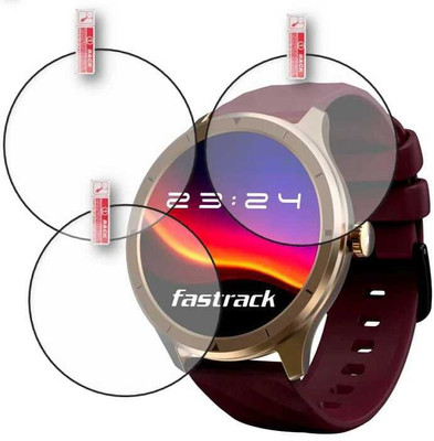 ZIDZEE Tempered Glass Guard for FASTRAK REVOLTT FR2 SMART WATCH TEMPERED GLASS (P-3)(Pack of 3)