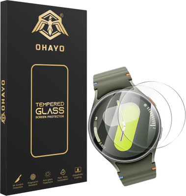 OHAYO Tempered Glass Guard for Samsung Watch 4,5,6,7(44mm)(Pack of 2)
