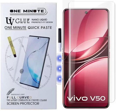 GORILLA PRO Edge To Edge Tempered Glass for Vivo-V50 5G(Pack of 1)