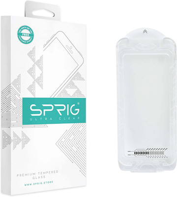 Sprig Tempered Glass Guard for Apple iPhone 16 Pro Max, Apple iPhone 16 Pro Max(Pack of 1)
