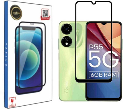 YAFILO Tempered Glass Guard for itel P55 5G Edge-to-Edge Full Screen Protector with Easy Self-Installation Kit(Pack of 1)