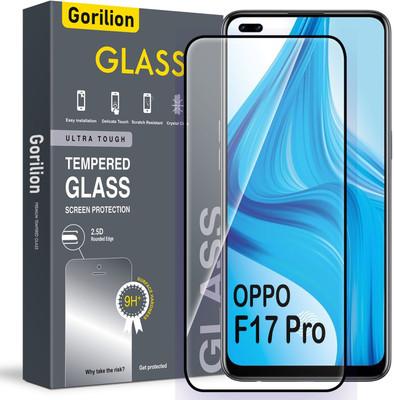 Gorilion Tempered Glass Guard for Oppo F17 Pro(Pack of 1)