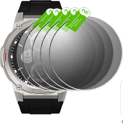 DOWRVIN Tempered Glass Guard for ZEBLAZE VIBE 7 PRO SMART WATCH TEMPERED GLASS ( PACK OF 5)(Pack of 5)