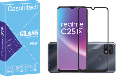 casohitech Tempered Glass Guard for Realme C25s (3PCS)(Pack of 3)