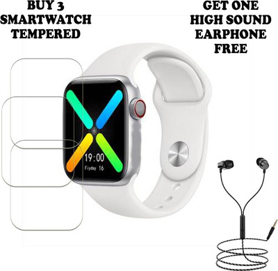 ARBAN Tempered Glass Guard for dealquick Smartwatch PACK-3 BUY AND GET ONE EARPHONE FREE(Pack of 3)