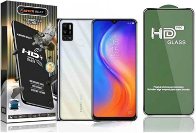 FAIYER BEAT Tempered Glass Guard for Premium high definition Tempered Glass For TECNO SPARK 6 AIR (high definition finish,Pack Of 1) Advanced gaming high definition Full Screen Coverage Screen Protector for TECNO SPARK 6 AIR(Pack of 1)