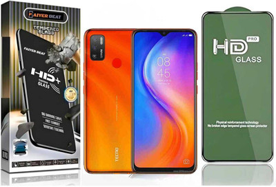 FAIYER BEAT Tempered Glass Guard for Premium high definition Tempered Glass For TECNO SPARK 5 AIR (high definition finish,Pack Of 1) Advanced gaming high definition Full Screen Coverage Screen Protector for TECNO SPARK 5 AIR(Pack of 1)