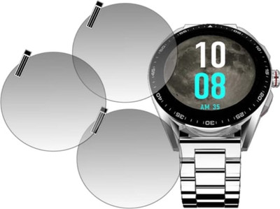 DOWRVIN Tempered Glass Guard for FIRE - BOLTT INVINCIBLE PLUS SMART WATCH ( PACK OF 3)(Pack of 3)