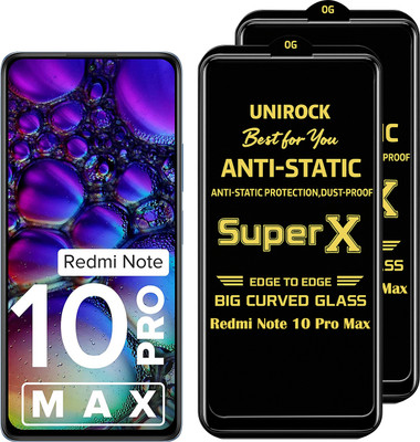 Unirock Tempered Glass Guard for Redmi Note 10 Pro Max(Pack of 3)
