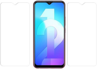 KARTRAY Tempered Glass Guard for Vivo Y12(Pack of 2)