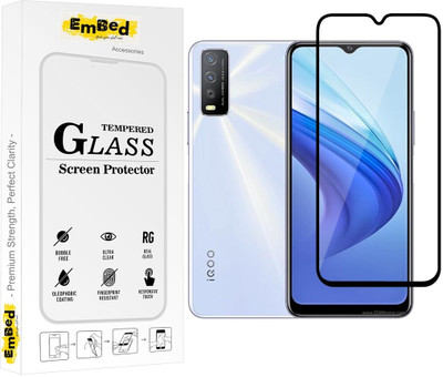 EmBed Tempered Glass Guard for vivo iQOO U3x Standard(Pack of 1)