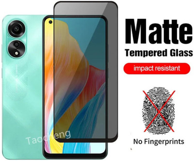 FINCH Tempered Glass Guard for OPPO A78 4G 2023 (MATTE)(Pack of 1)